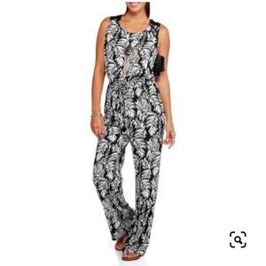 Lightweight tropical jumpsuit